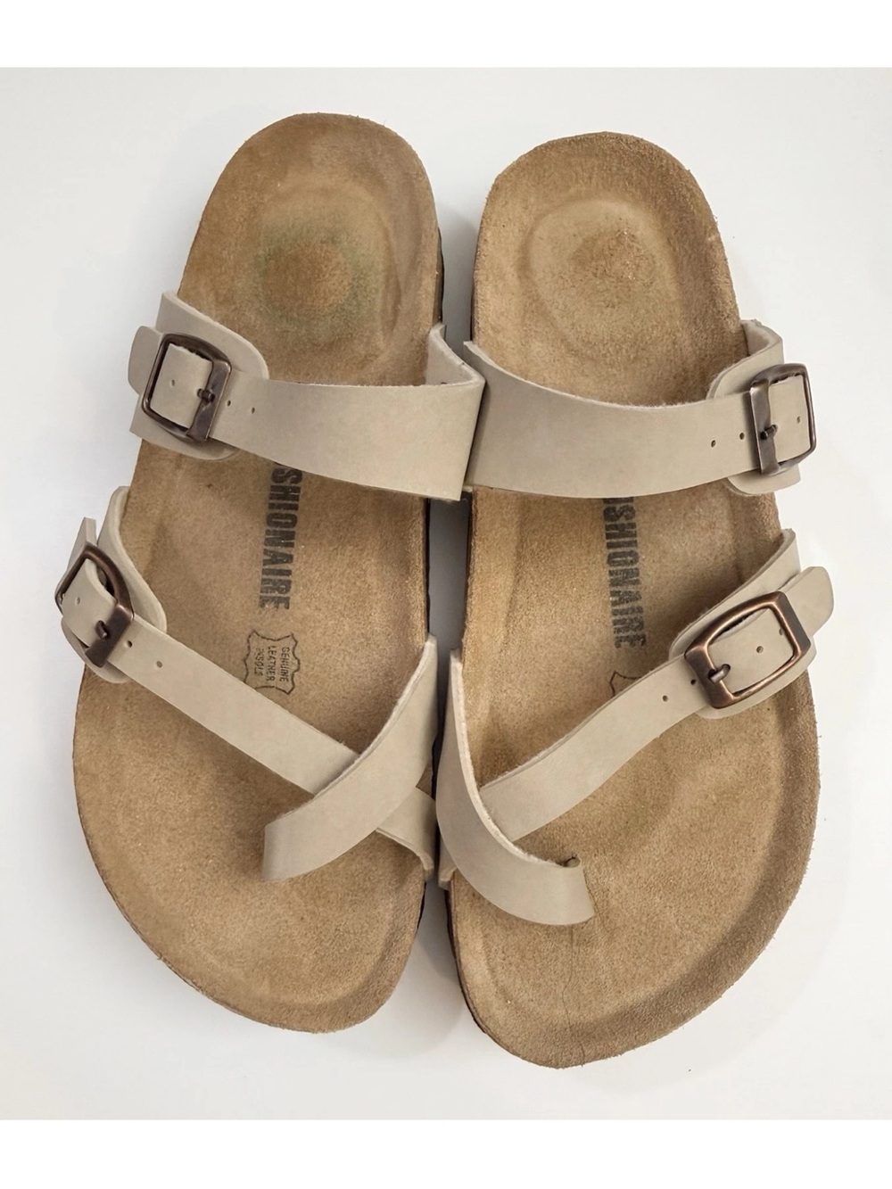 CUSHIONAIRE Women's Strappy Earth Sandals - Picture 3 of 7